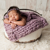 Cute photo of a newborn.